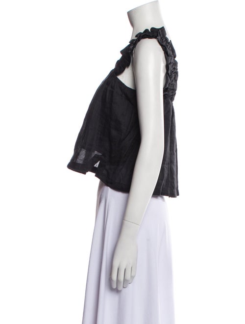 FRAME Square Neckline Sleeveless Crop Top w/ Tags