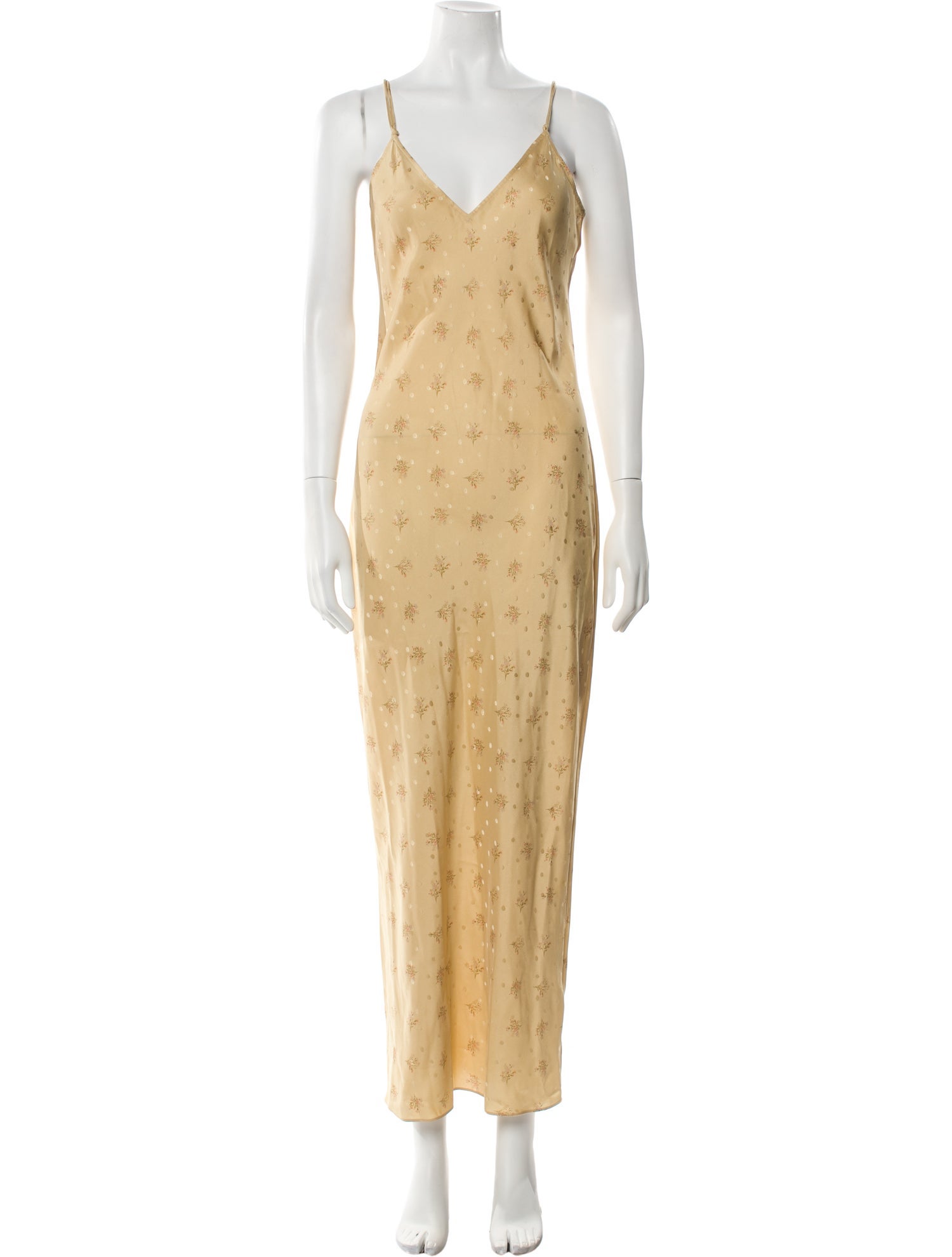 FRAME Silk Long Dress