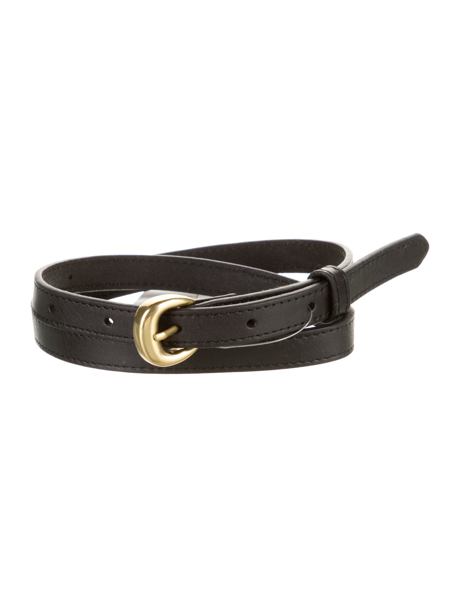 FRAME Skinny Leather Belt
