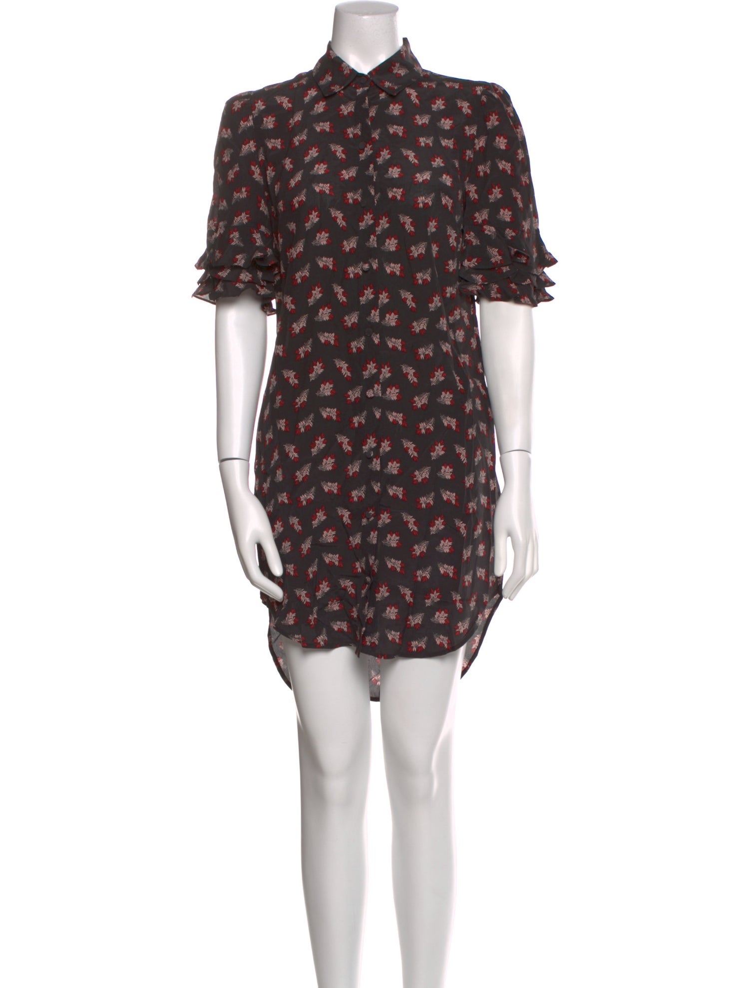 FRAME Silk Knee-Length Dress w/ Tags