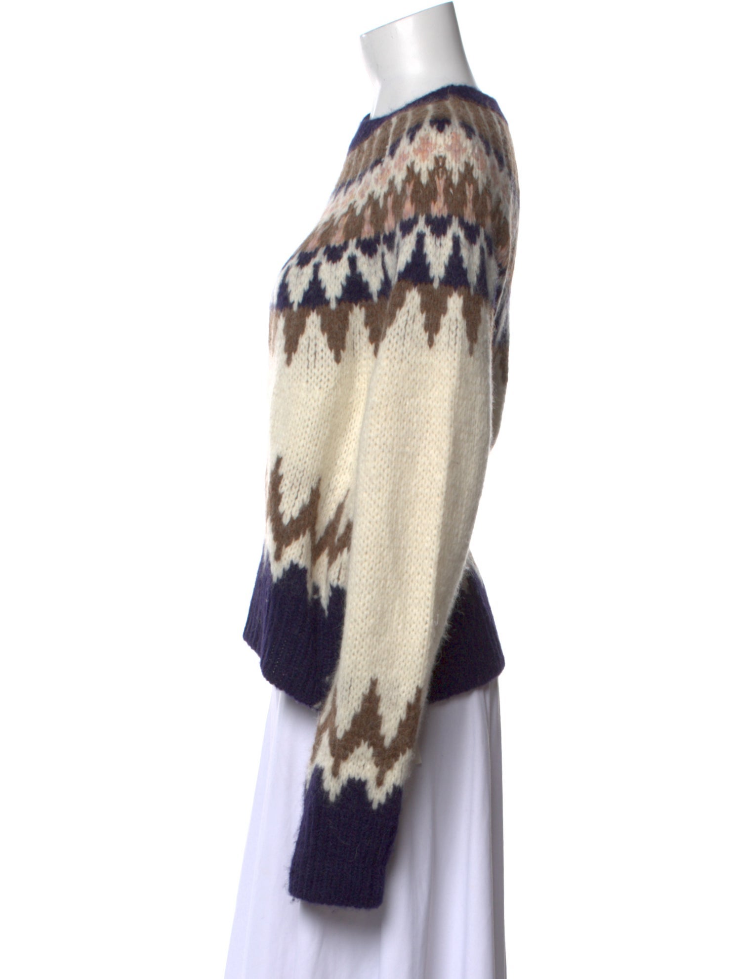 FRAME Alpaca Printed Sweater