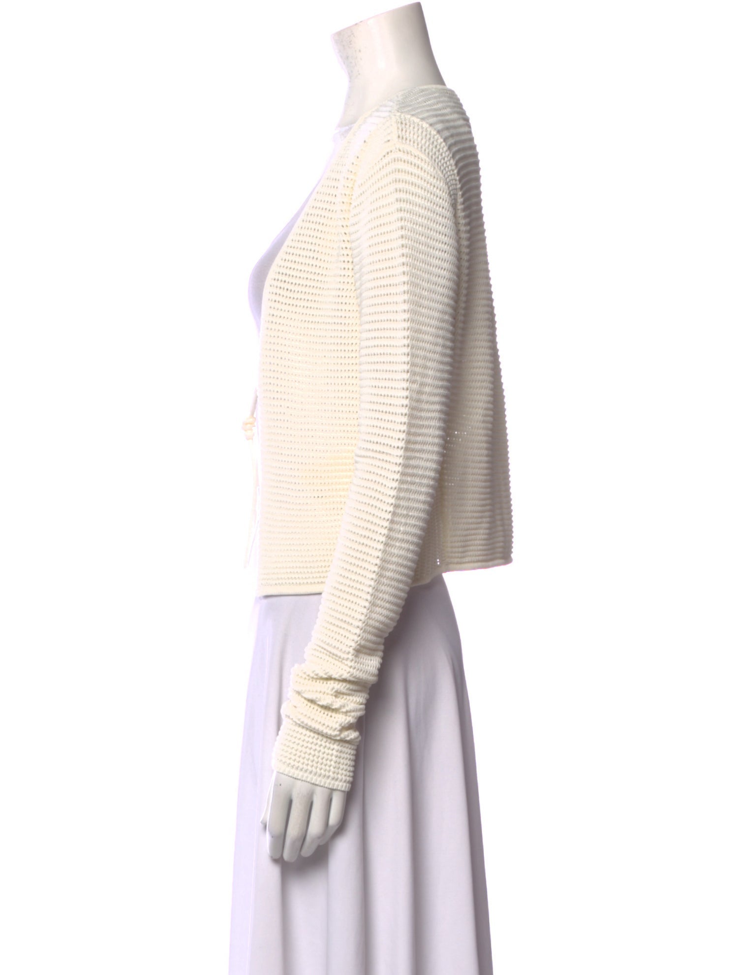 FRAME V-Neck Long Sleeve Crop Top w/ Tags