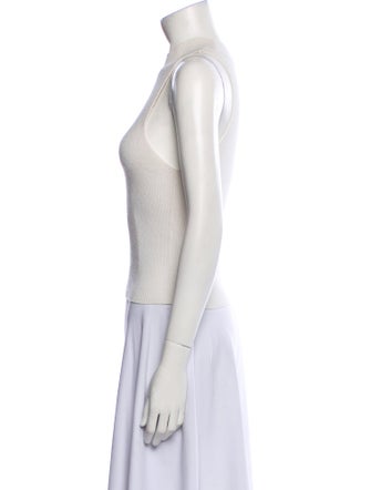 FRAME Silk Mock Neck Top