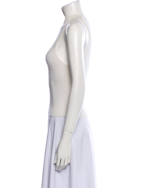 FRAME Silk Mock Neck Top