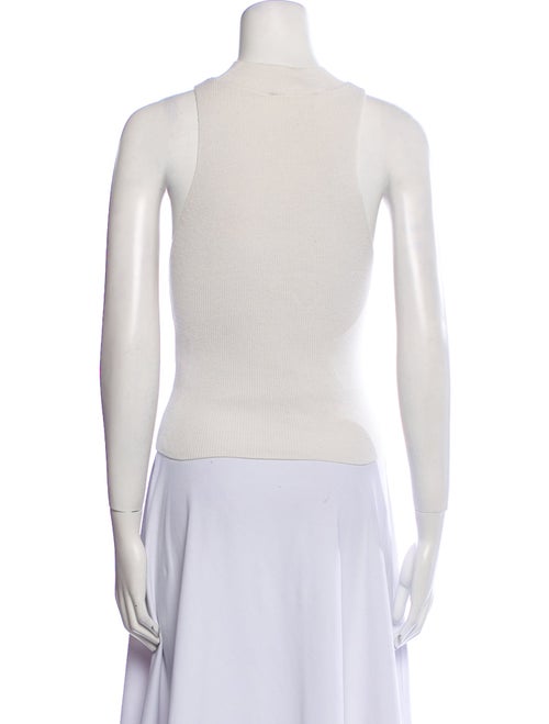 FRAME Silk Mock Neck Top