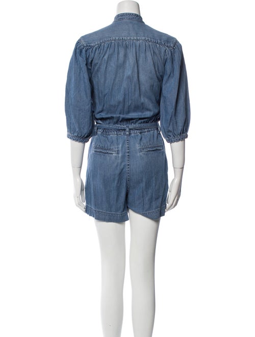 FRAME Mock Neck Romper