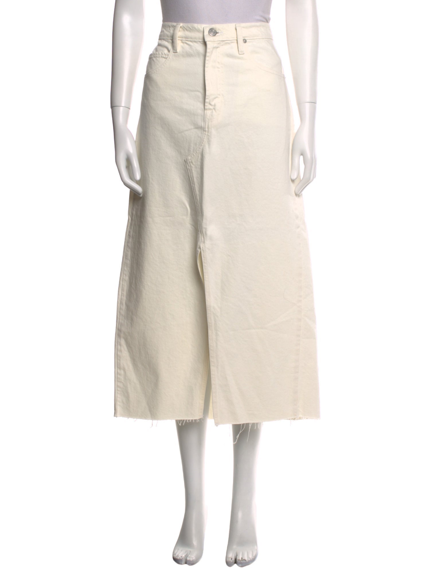 FRAME Midi Length Skirt