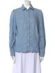 FRAME Long Sleeve Button-Up Top