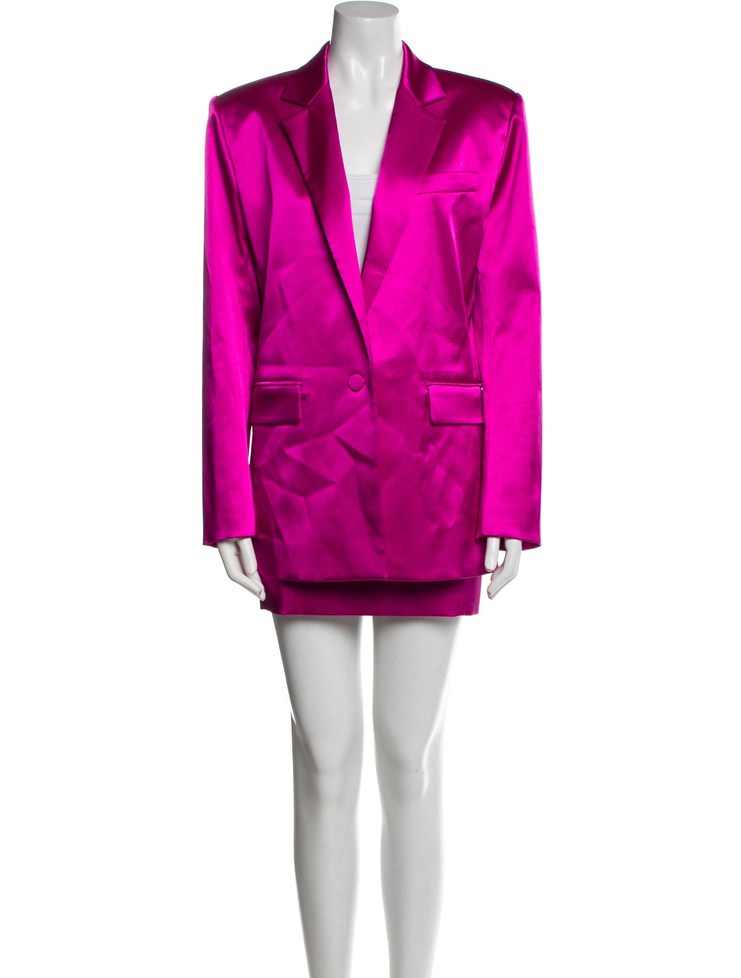 FRAME Printed Raw-Edge Trim Skirt Set w/ Tags