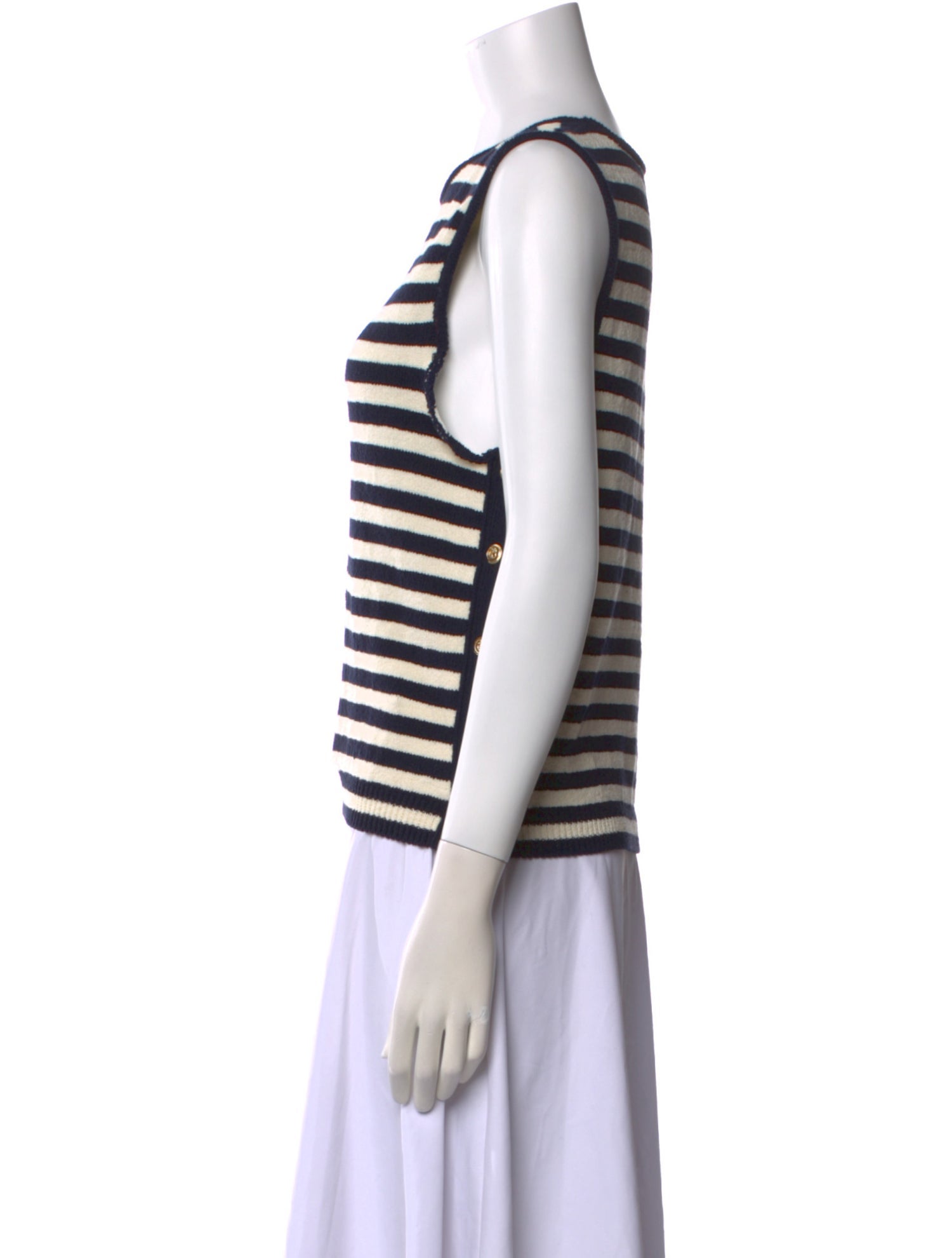 FRAME Striped Crew Neck Sweater