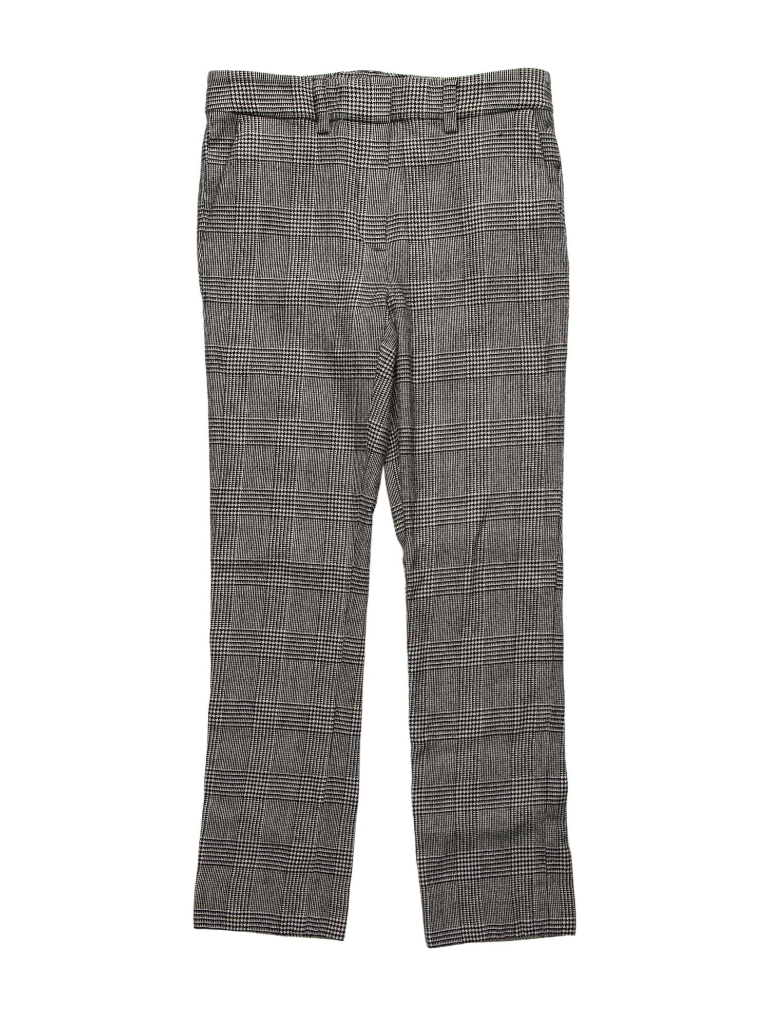 FRAME Houndstooth Print Skinny Leg Pants