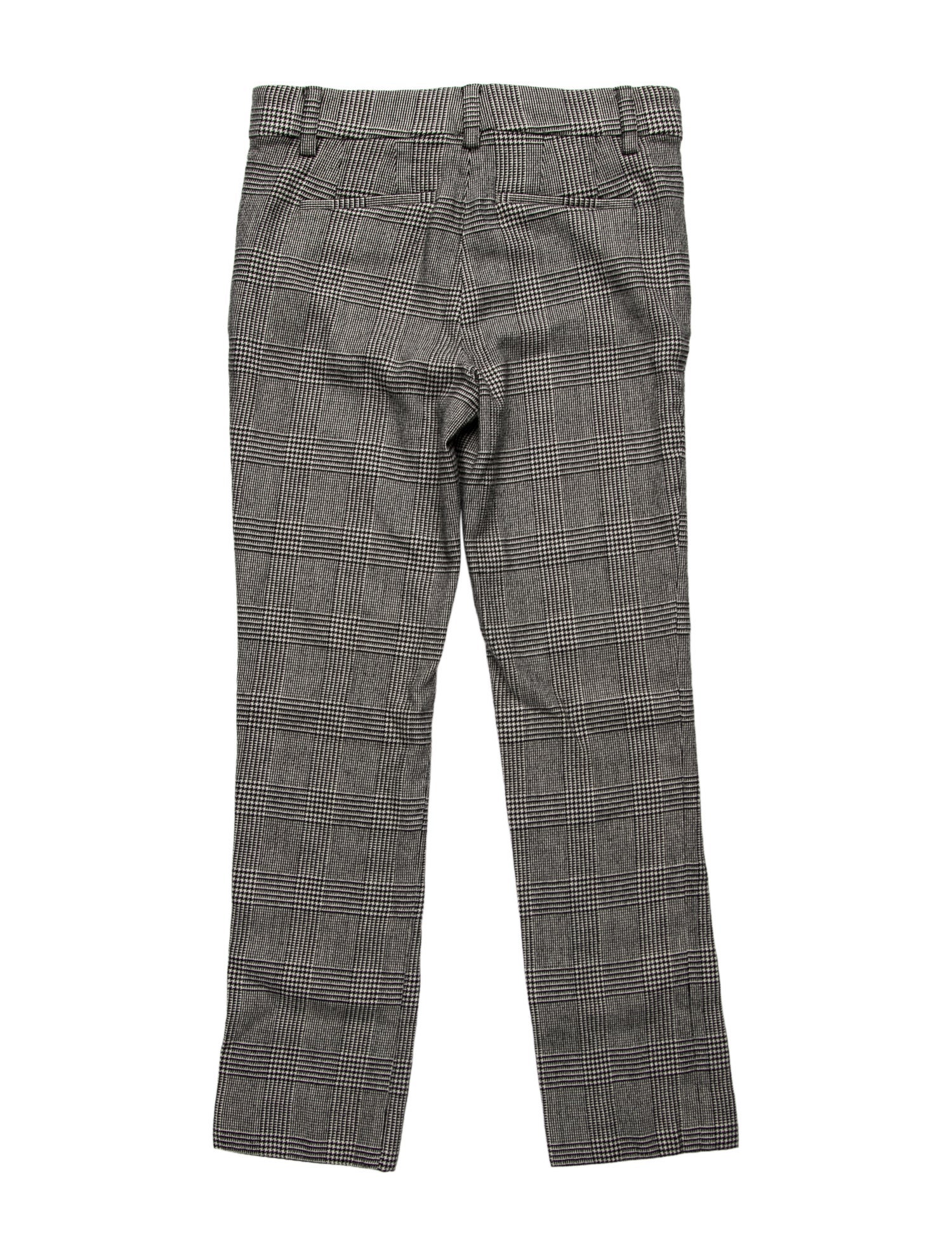 FRAME Houndstooth Print Skinny Leg Pants