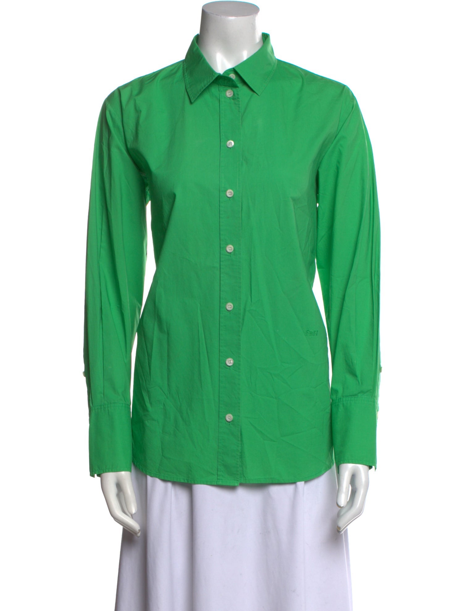 FRAME Long Sleeve Button-Up Top