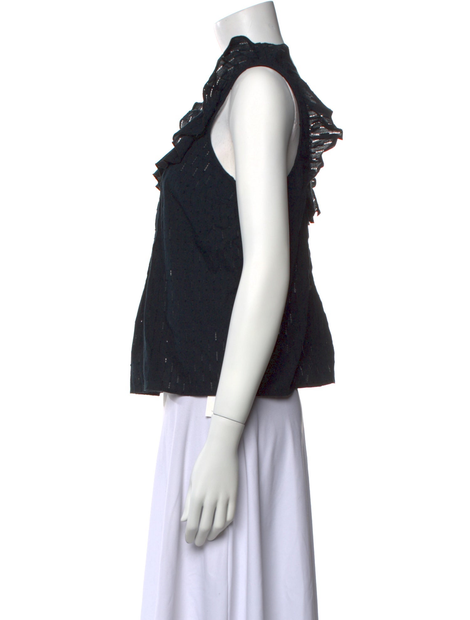FRAME Scoop Neck Sleeveless Top