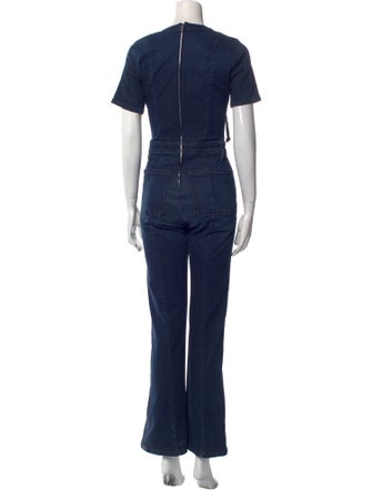 FRAME V-Neck Jumpsuit