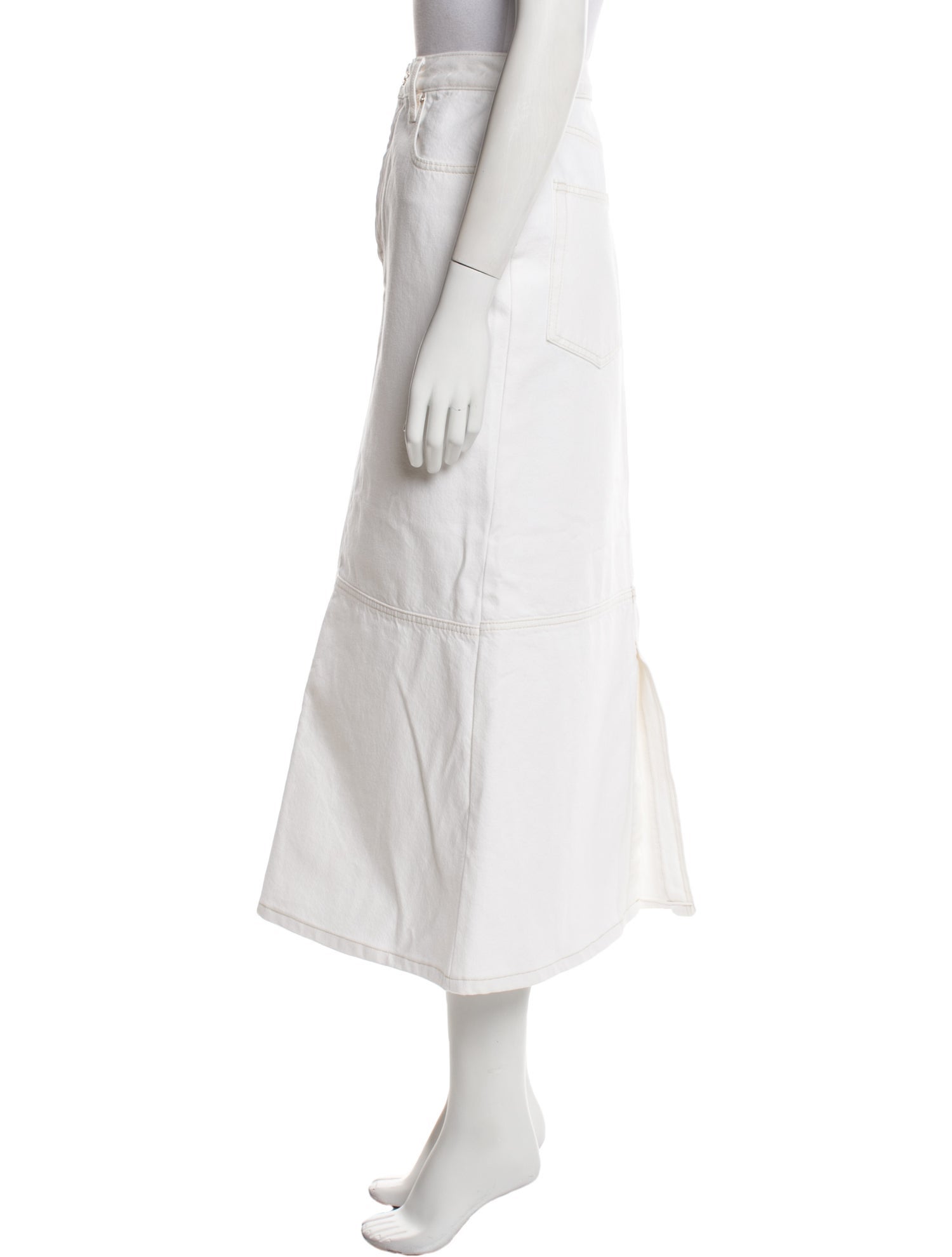 FRAME Midi Length Skirt