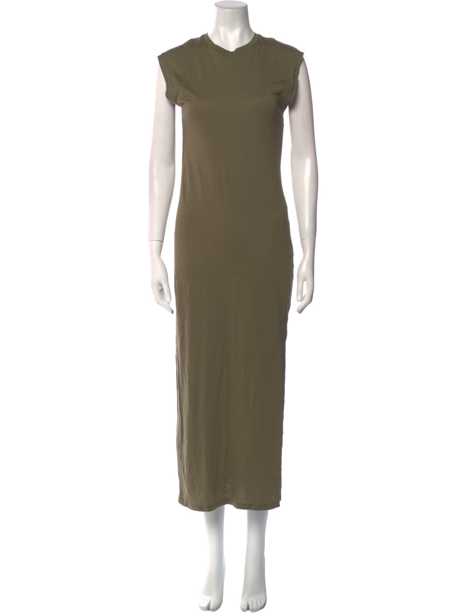 FRAME Crew Neck Long Dress