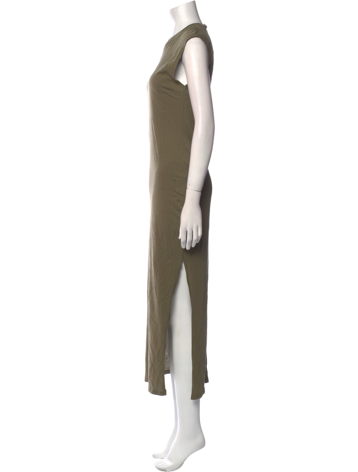 FRAME Crew Neck Long Dress