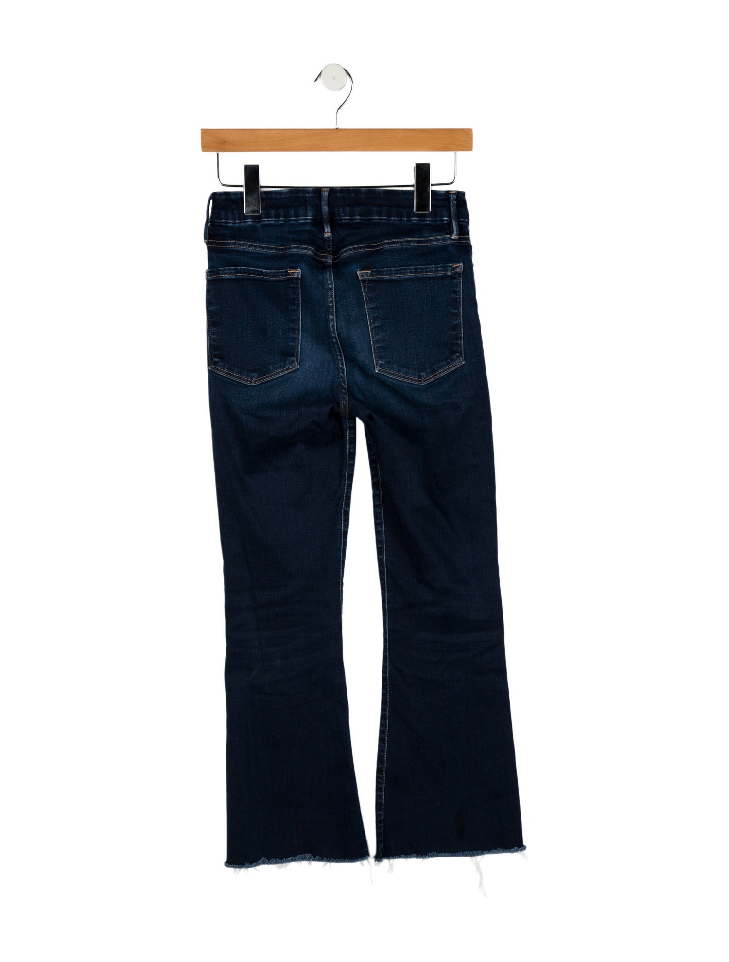 FRAME Mid-Rise Wide Leg Jeans