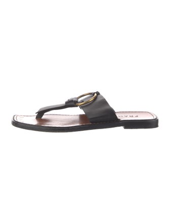 FRAME Leather Slides