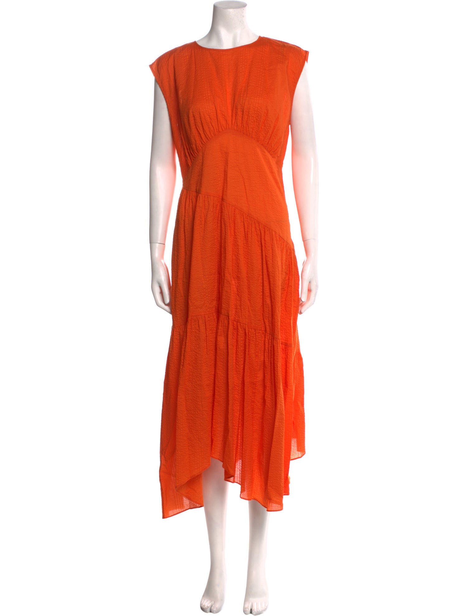 FRAME Crew Neck Long Dress