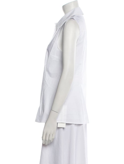 FRAME Sleeveless Button-Up Top