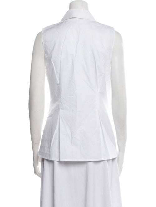 FRAME Sleeveless Button-Up Top