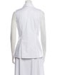 FRAME Sleeveless Button-Up Top