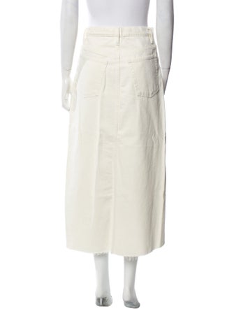 FRAME Midi Length Skirt