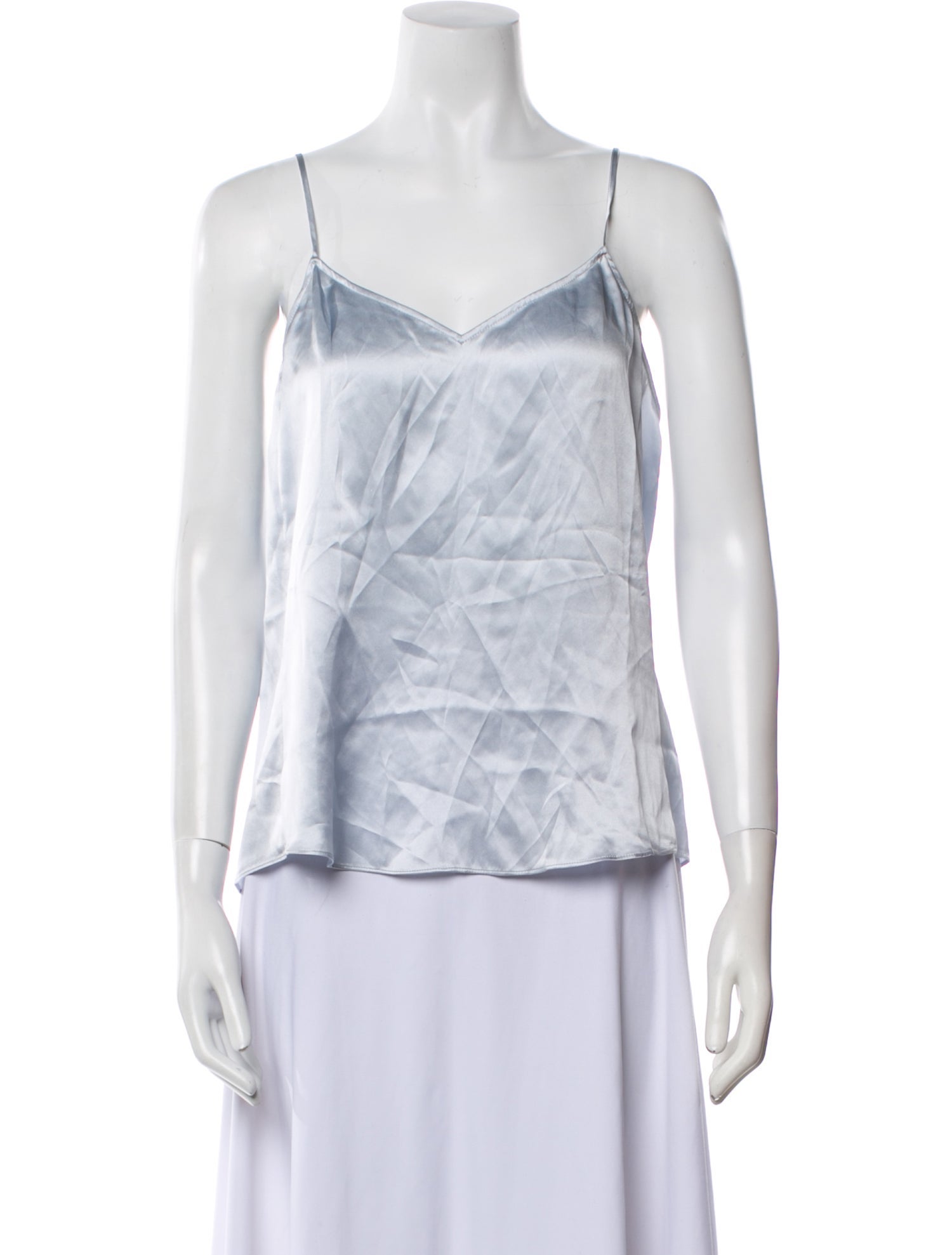 FRAME Silk V-Neck Top w/ Tags