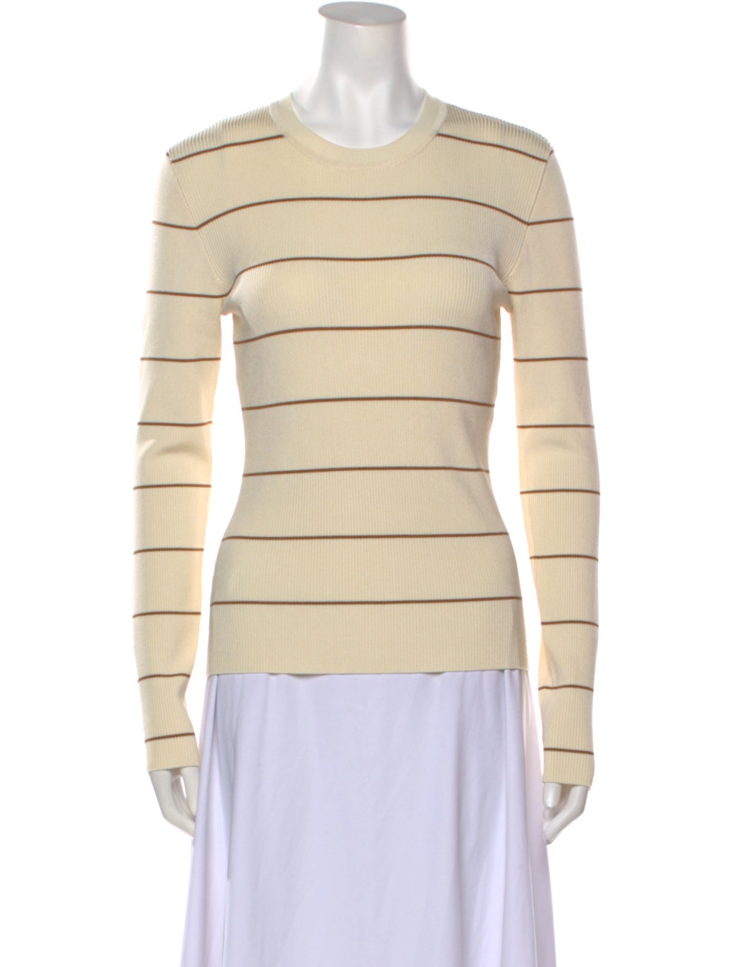 FRAME Striped Crew Neck Sweatshirt w/ Tags