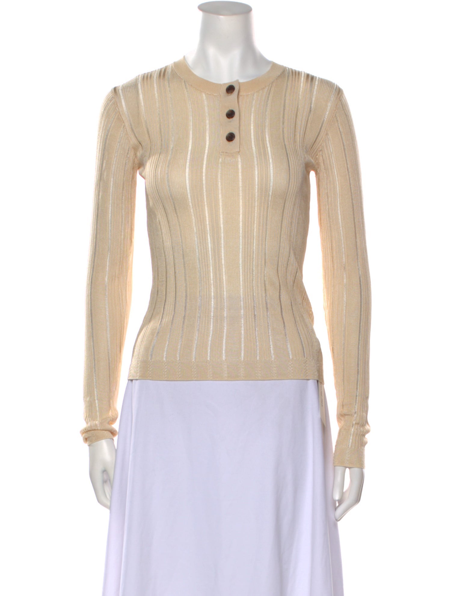 FRAME Striped Crew Neck Top w/ Tags