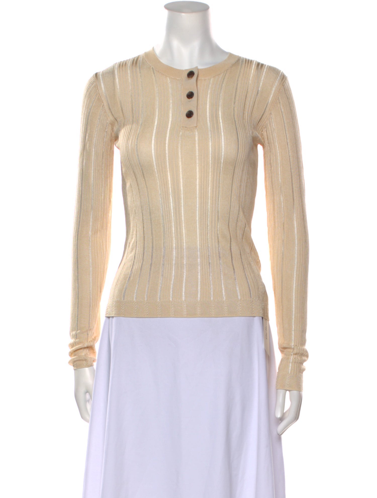 FRAME Striped Crew Neck Top w/ Tags