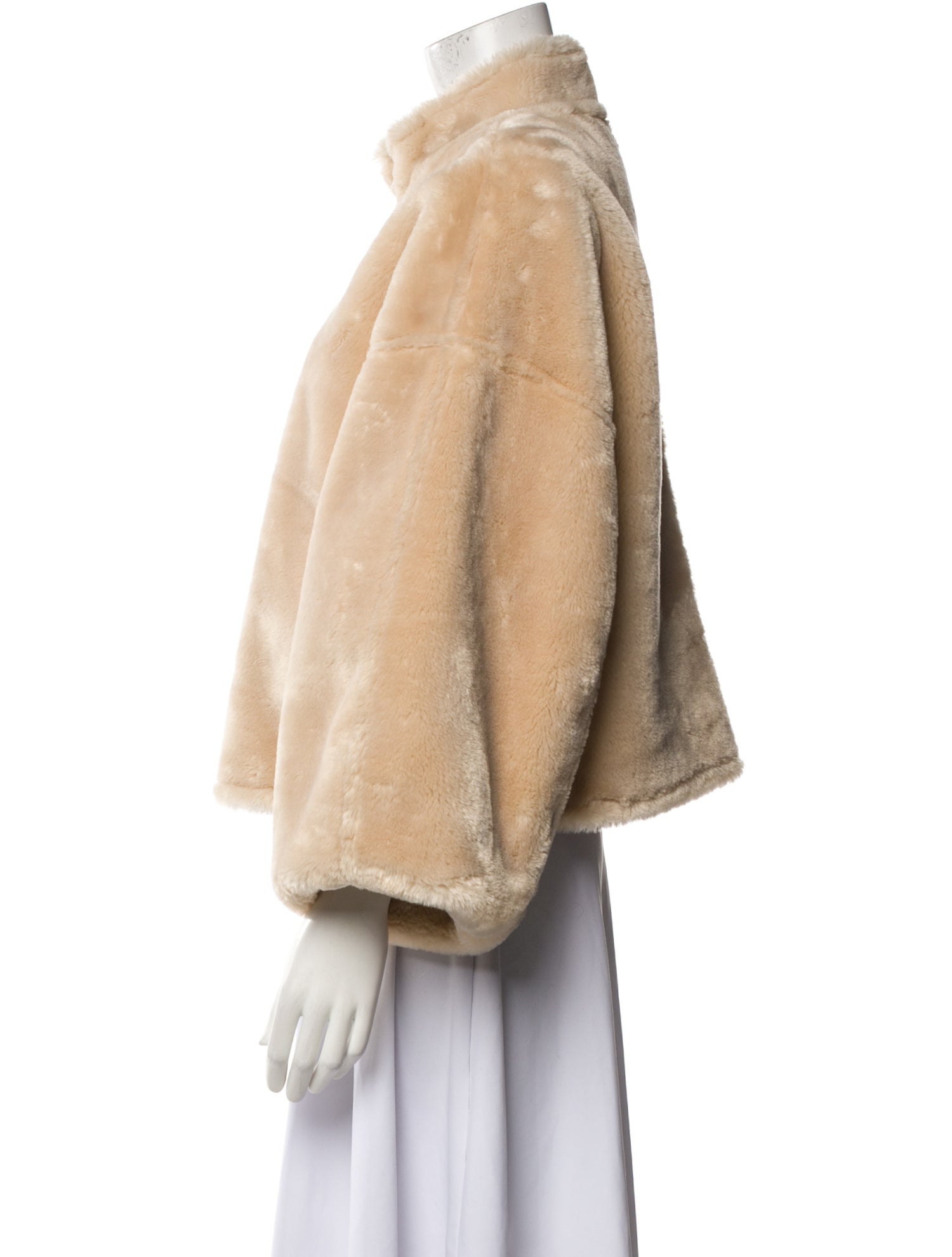 FRAME Faux Fur Coat