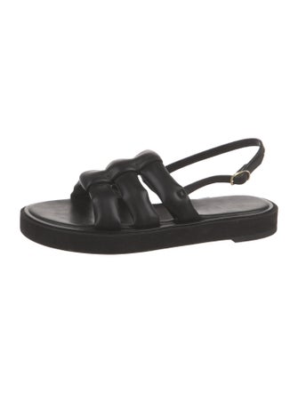 FRAME Leather Slingback Sandals