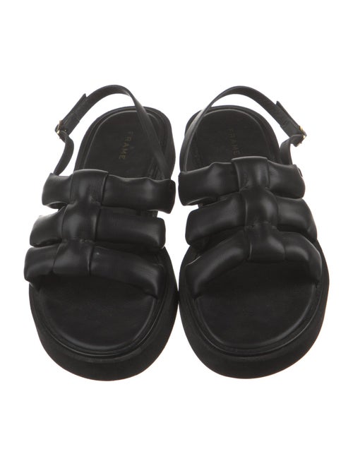 FRAME Leather Slingback Sandals
