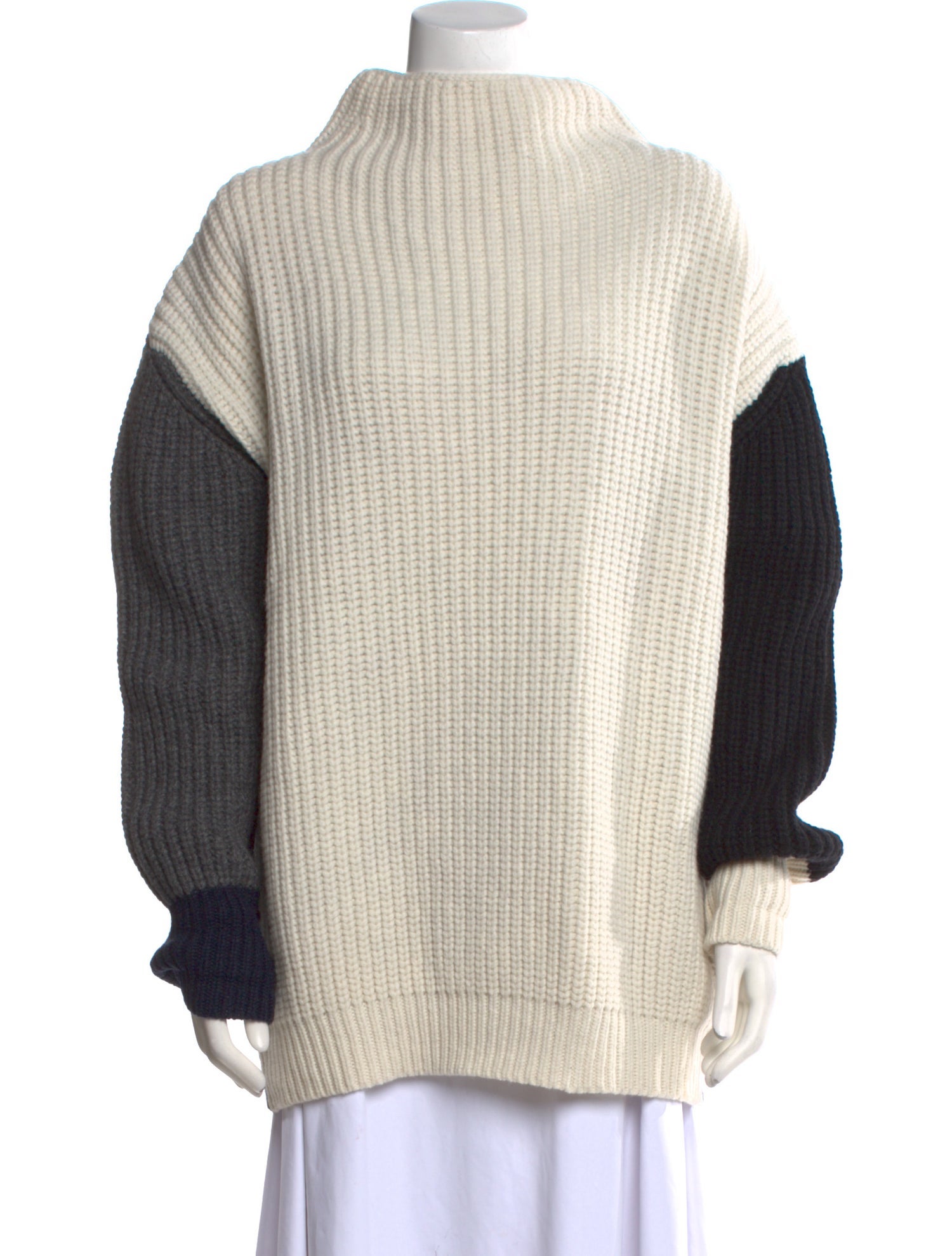 FRAME Merino Wool Colorblock Pattern Sweater w/ Tags