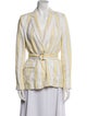 FRAME Linen Striped Blazer