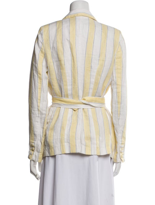 FRAME Linen Striped Blazer