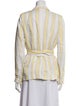 FRAME Linen Striped Blazer