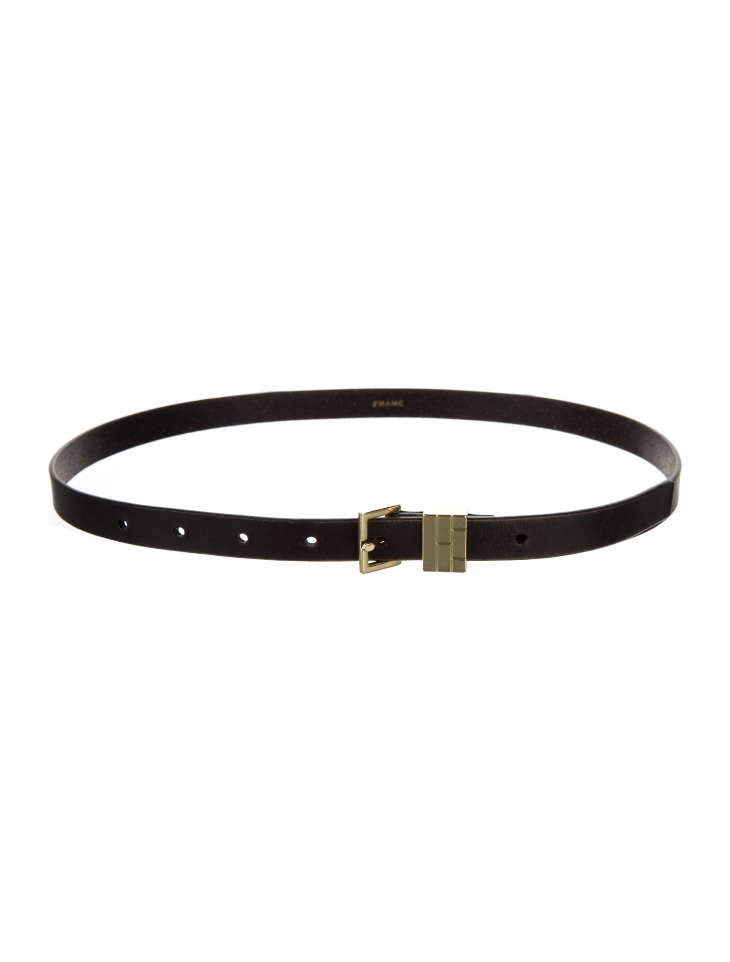 FRAME Skinny Leather Belt