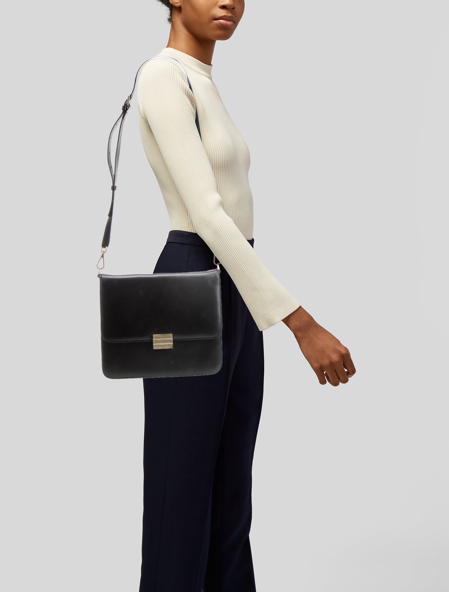 FRAME Leather Crossbody Bag
