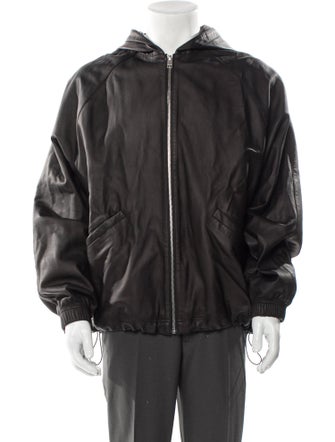 FRAME Lamb Leather Windbreaker