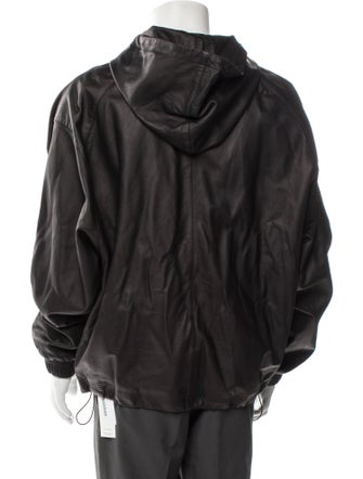 FRAME Lamb Leather Windbreaker