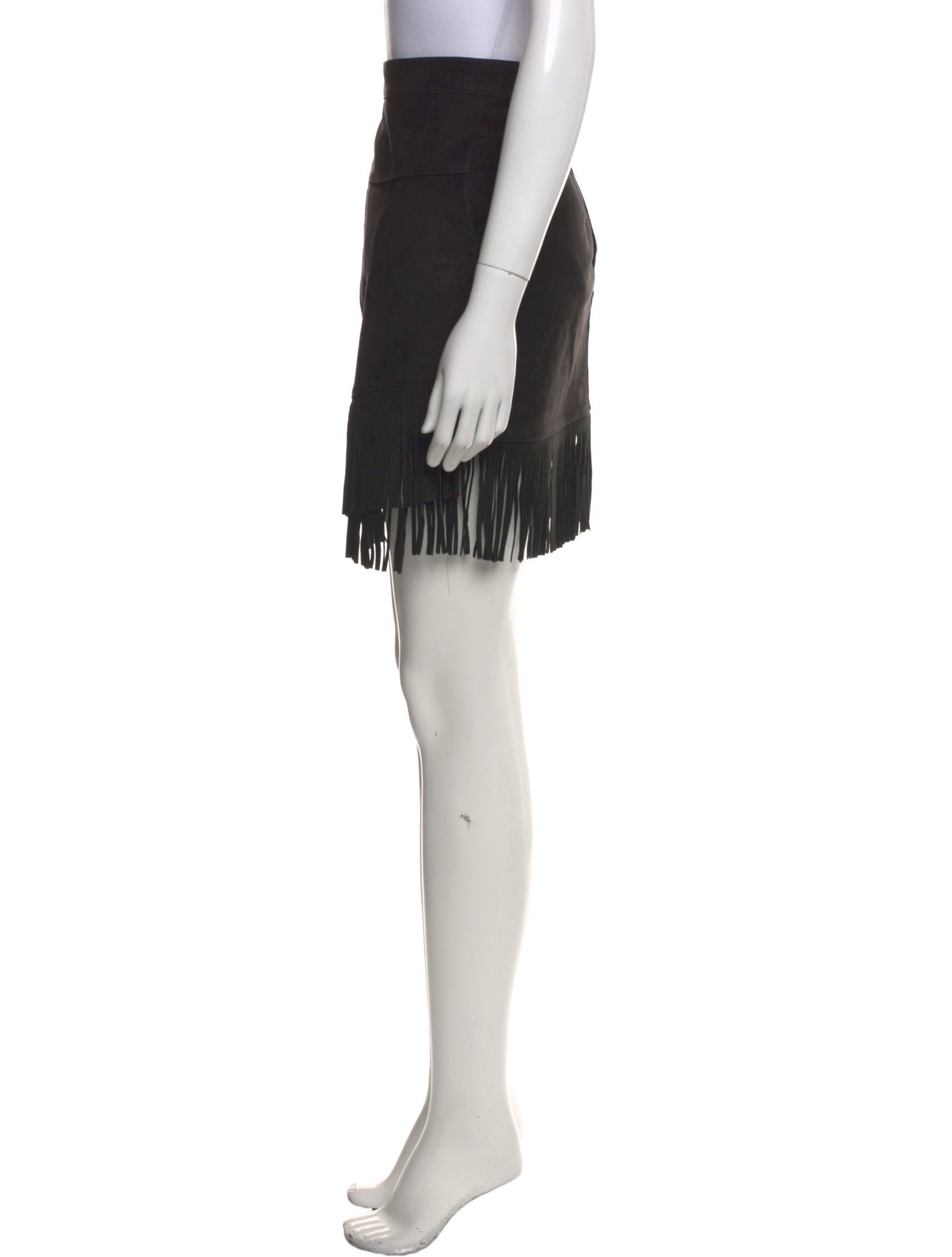 FRAME Suede Mini Skirt