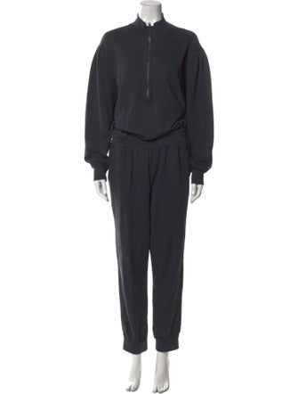 FRAME Mock Neck Jumpsuit