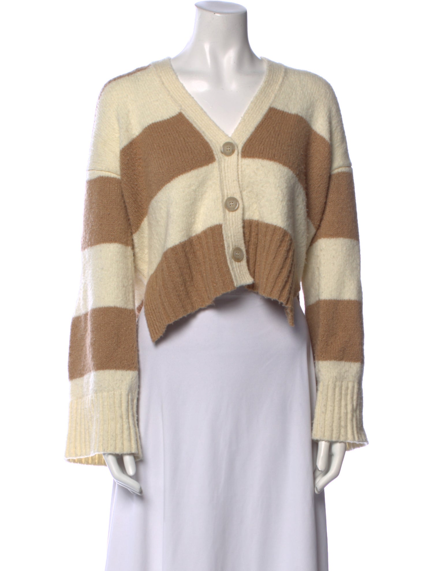 FRAME Virgin Wool Striped Sweater