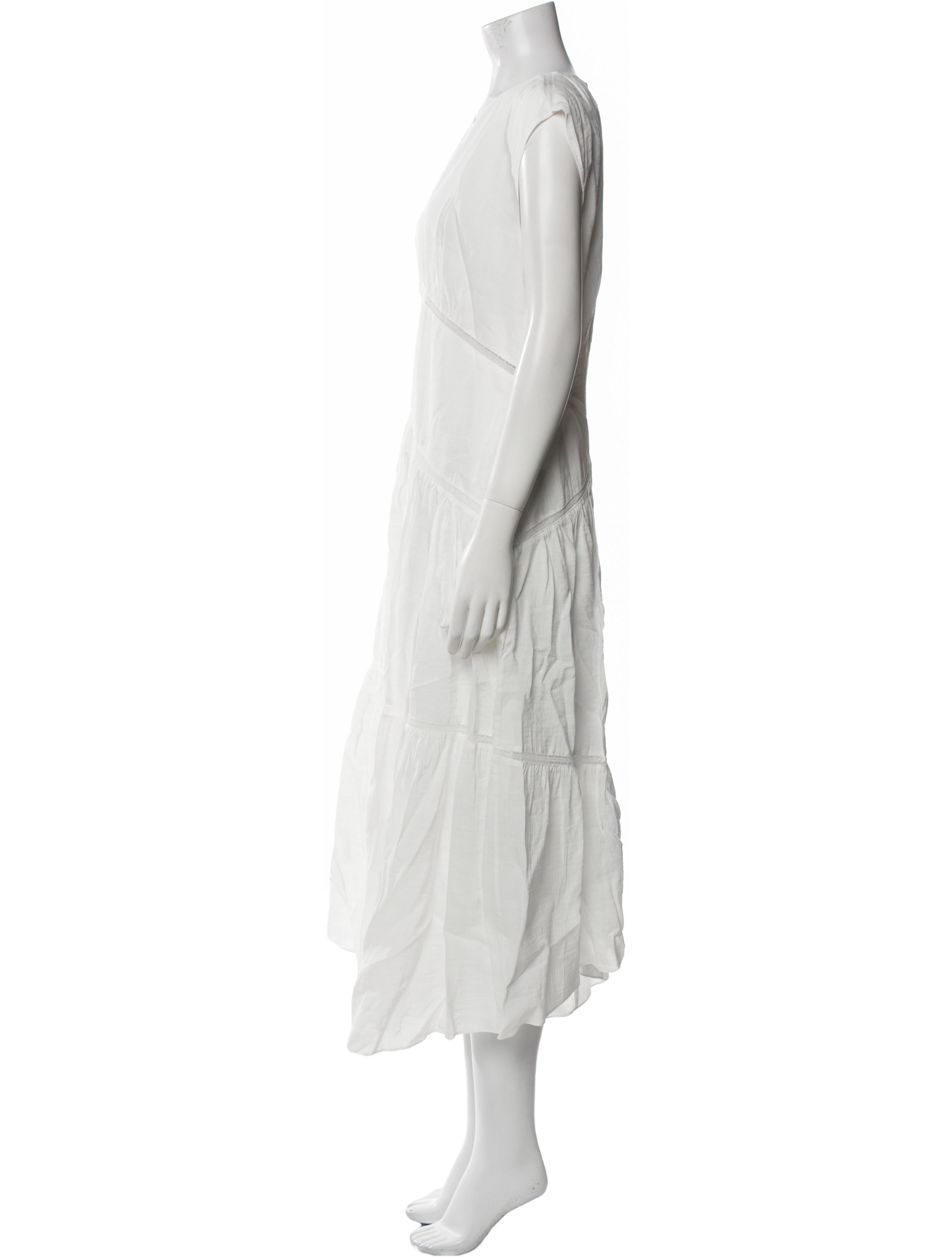 FRAME Linen Midi Length Dress w/ Tags