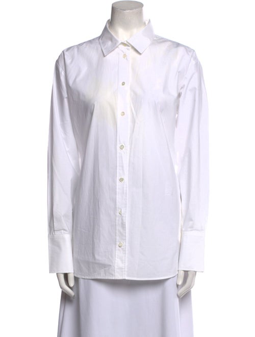 FRAME Long Sleeve Button-Up Top