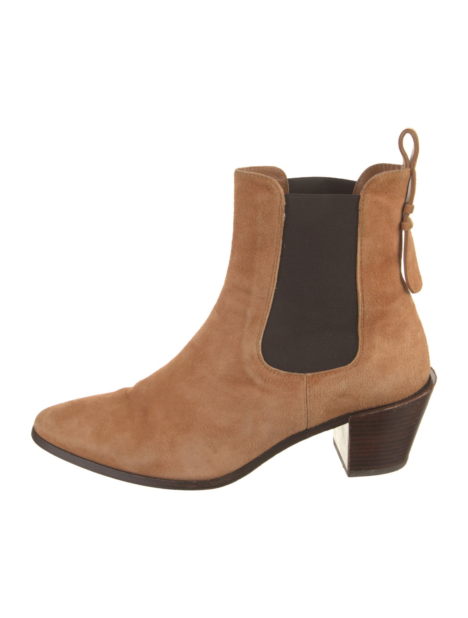 FRAME Suede Colorblock Pattern Chelsea Boots